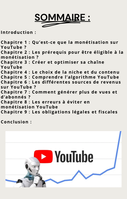 Ebook sur l’automatisation Youtube